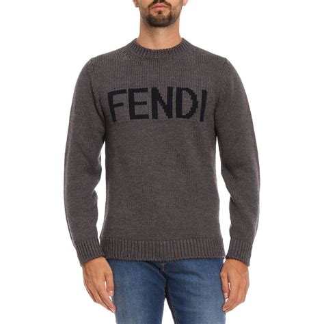 mens fendi sweatshirt sale|Fendi sweater men's.